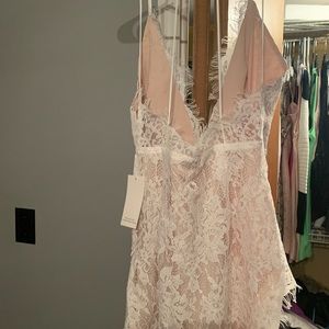 Toni thigh high slit dress